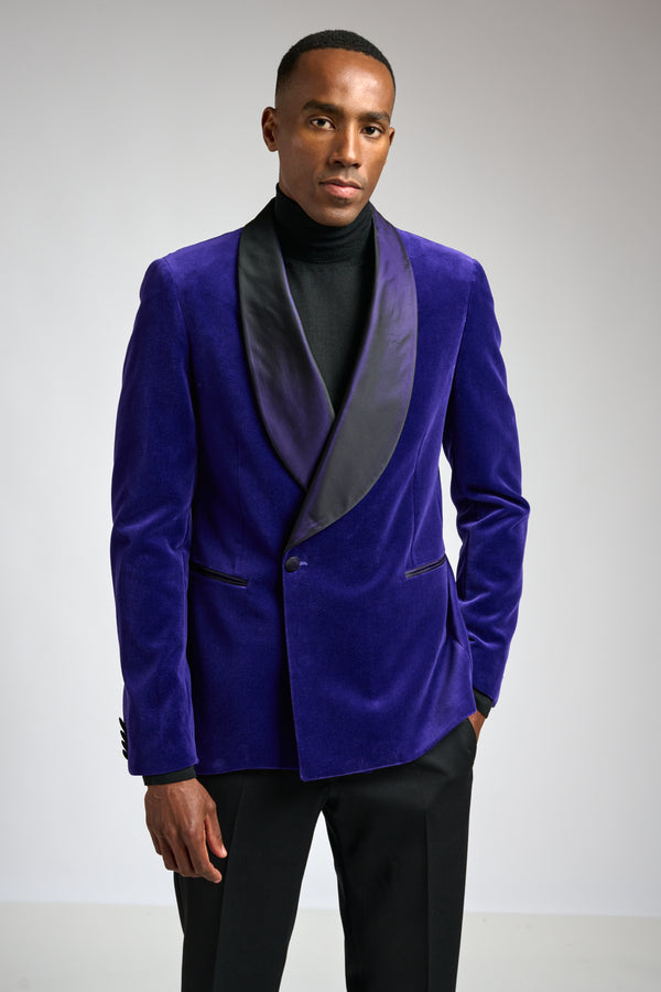 scabal Blue Velvet Soho Tuxedo