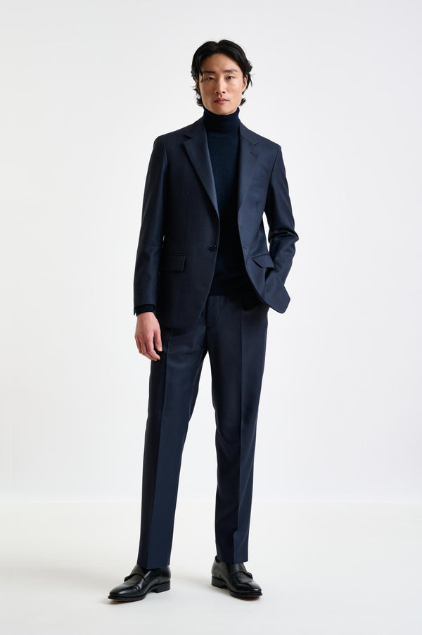 scabal Blue Wool Kensington Suit Tornado