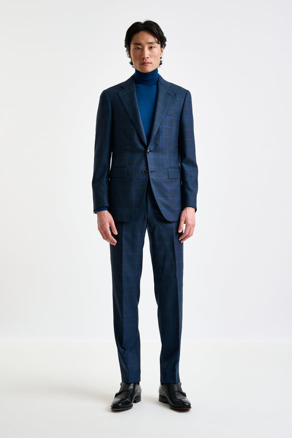 scabal Blue Wool Soho Suit Savile Row Classics