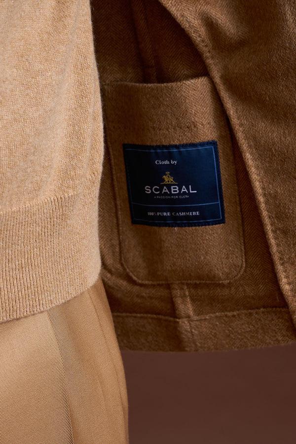 Scabal Brown 100% Cashmere Kenton Jacket St Moritz