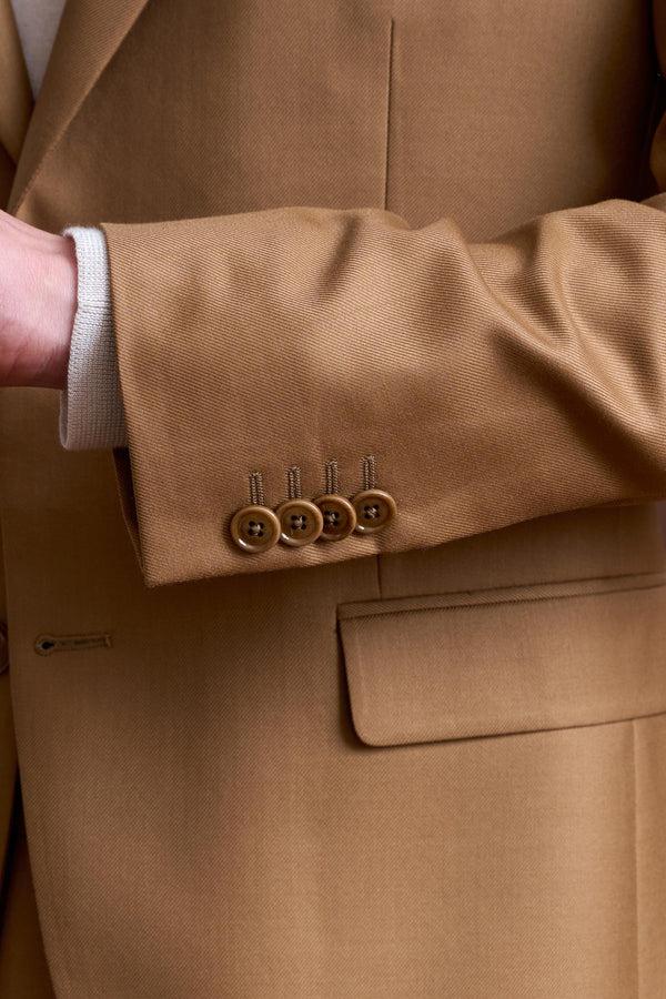 Scabal Brown 100% Cashmere Soho Suit Golden Gate