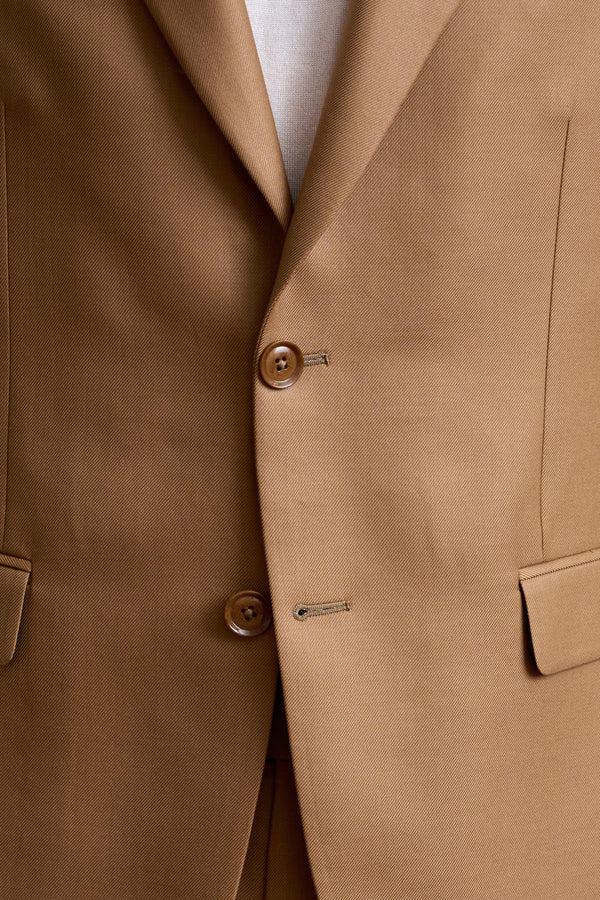 Scabal Brown 100% Cashmere Soho Suit Golden Gate
