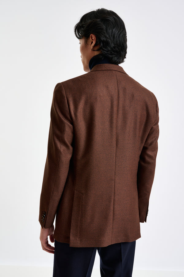 Scabal Brown Wool Soho Jacket Harmony