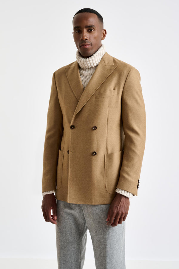 scabal Camel Wool Kenton Jacket Harmony