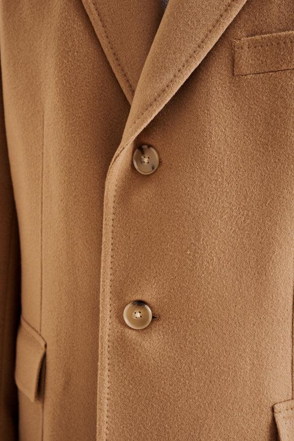 Scabal Camel Wool Lincoln Overcoat Zeus
