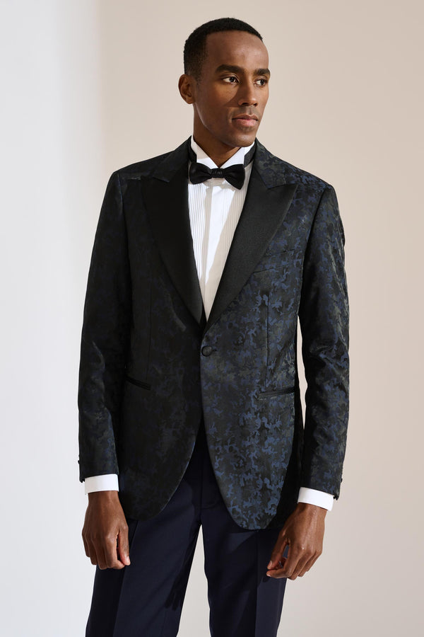 Scabal Camouflage Blue Tuxedo Festival