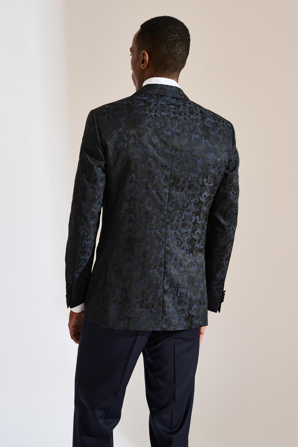 Scabal Camouflage Blue Tuxedo Festival