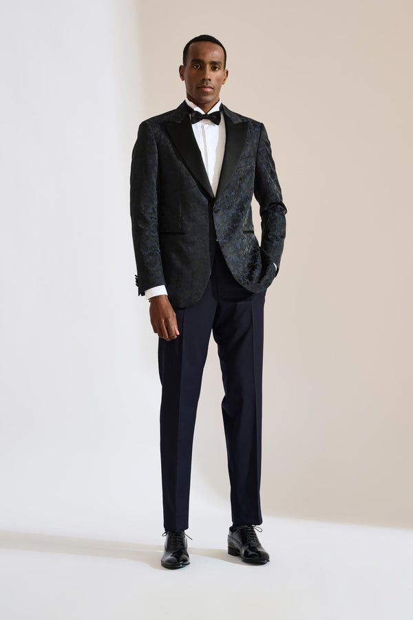 scabal Camouflage Blue Tuxedo Festival