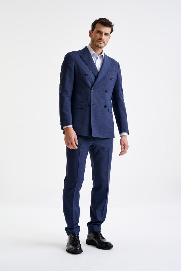 Scabal Dark Blue 100% Wool Kenton Jacket Lifestyle