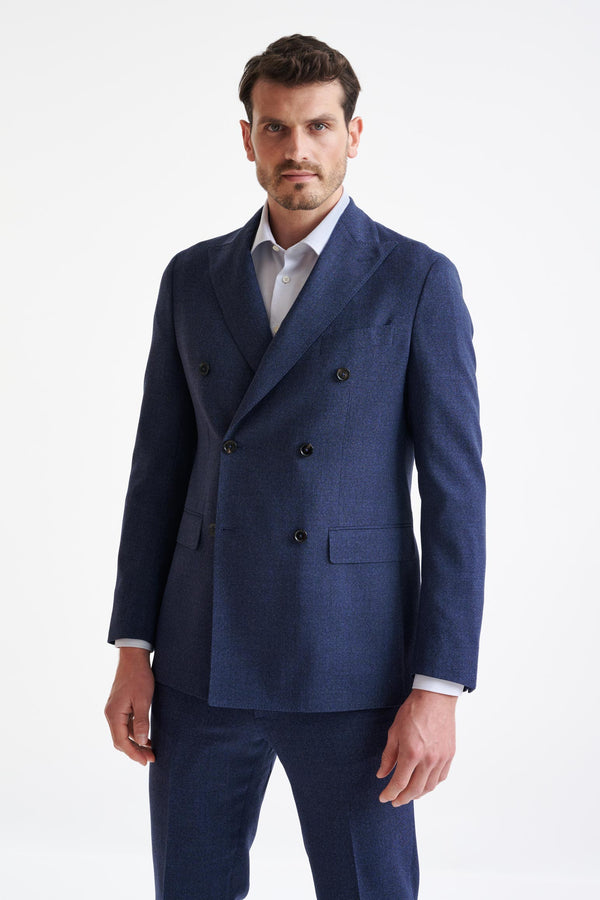scabal Dark Blue 100% Wool Kenton Jacket Lifestyle