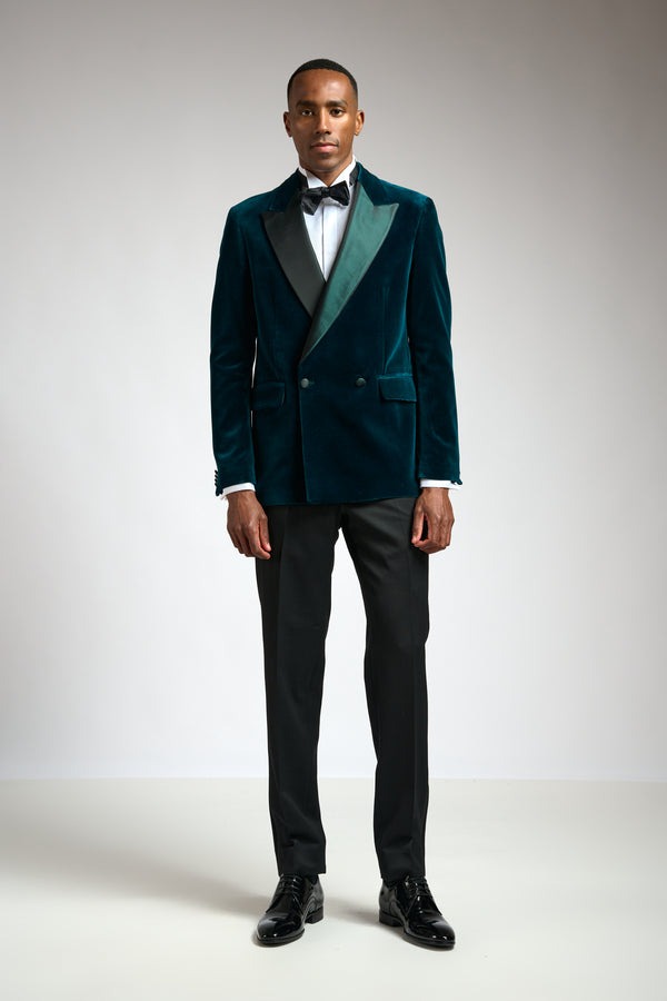Scabal Green Soho Tuxedo Velvets