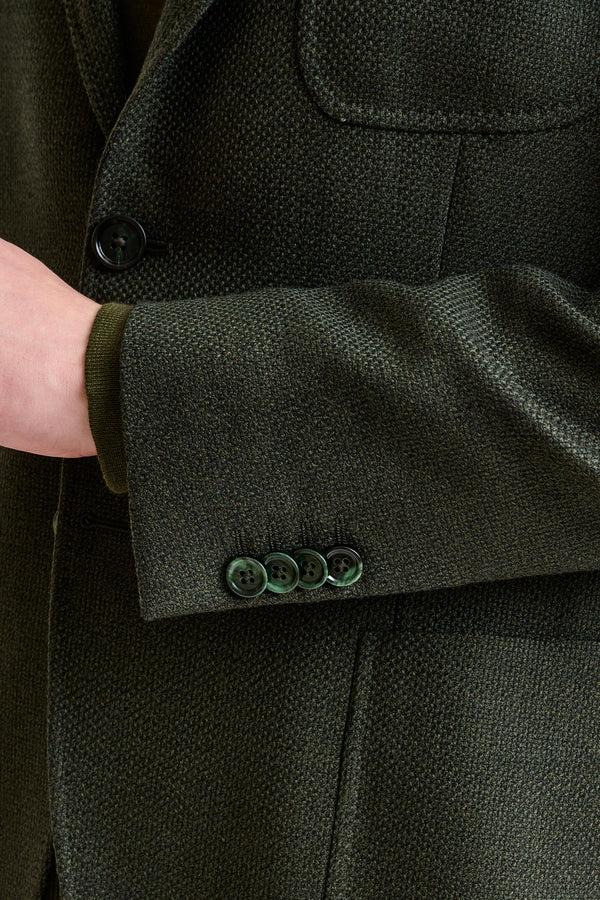 Scabal Green Super 100's Wool Kenton Jacket Sonata