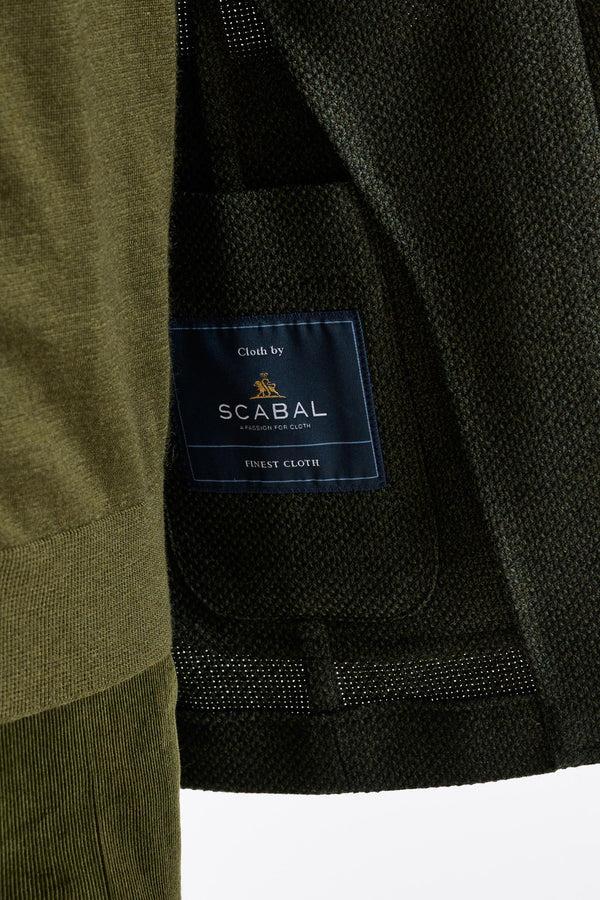 Scabal Green Super 100's Wool Kenton Jacket Sonata