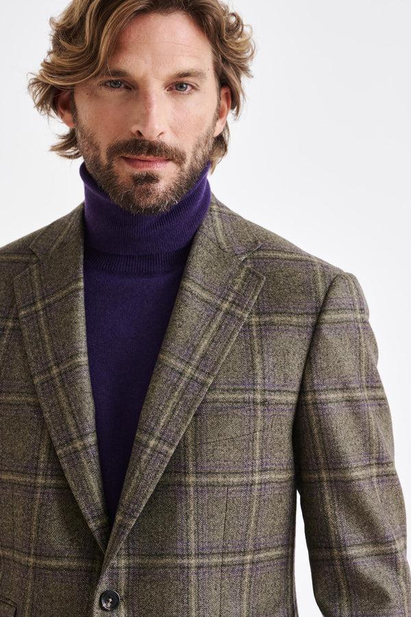 Scabal Green Wool Soho Jacket Escape
