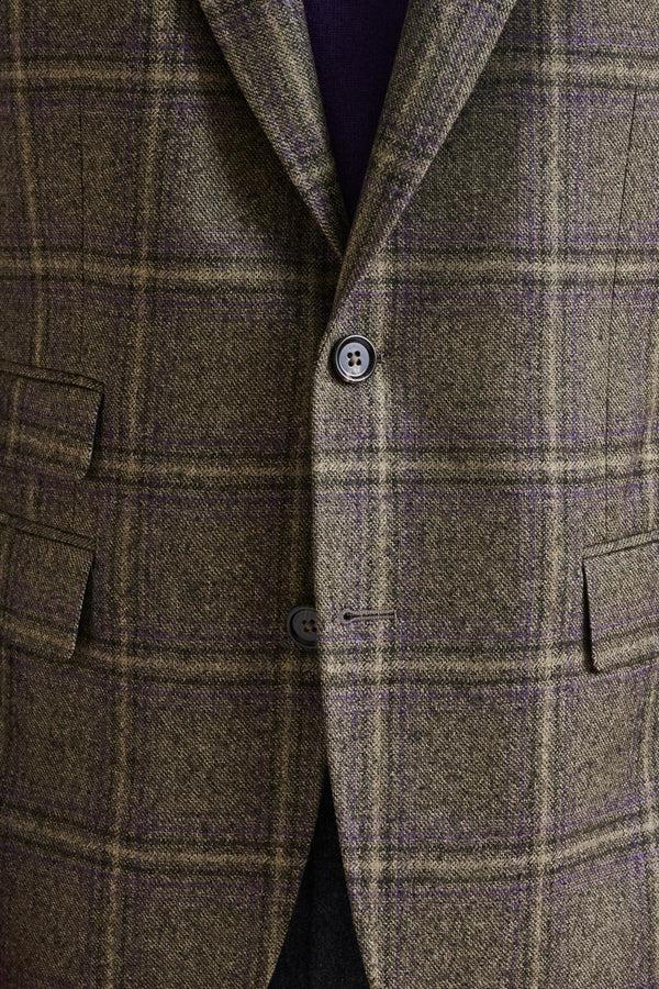 Scabal Green Wool Soho Jacket Escape