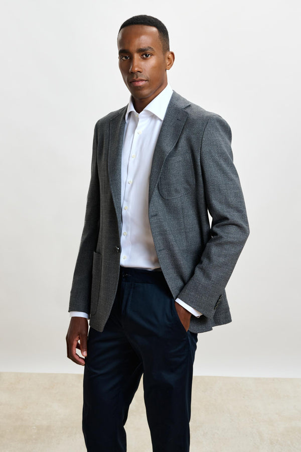 scabal Grey Kenton Jacket Connect Grey