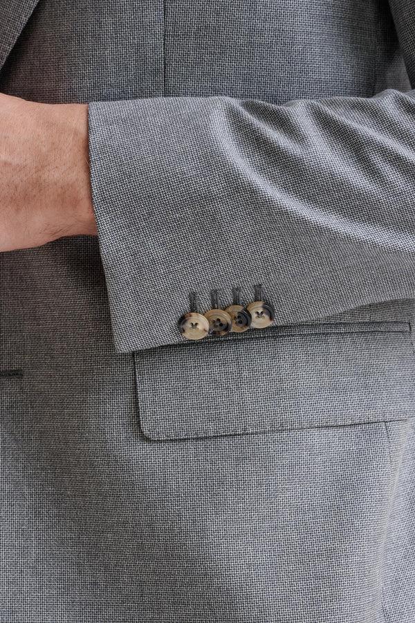 Scabal Grey Wool & Cotton Soho Jacket Lifestyle