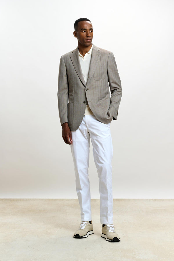 Scabal Herringbone Grey Soho Jacket Rhapsody