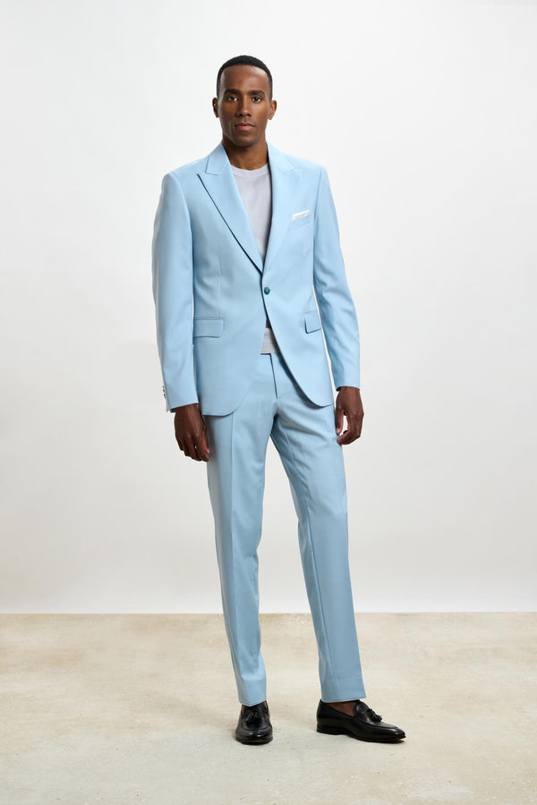 scabal Light Blue Soho Suit Festival New Deluxe
