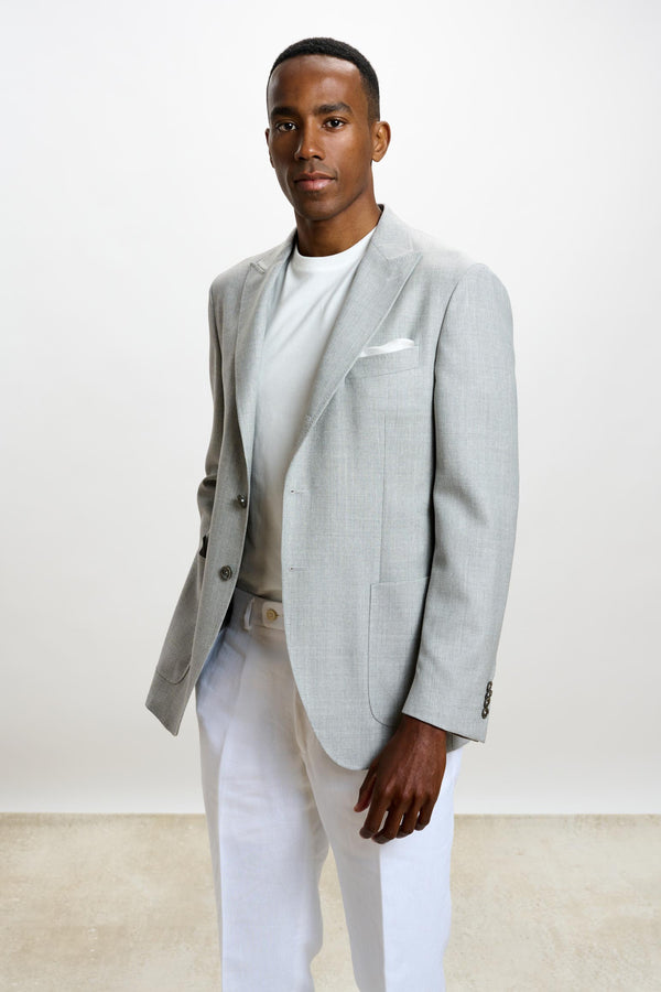 scabal Light Grey Kenton Jacket Rhapsody