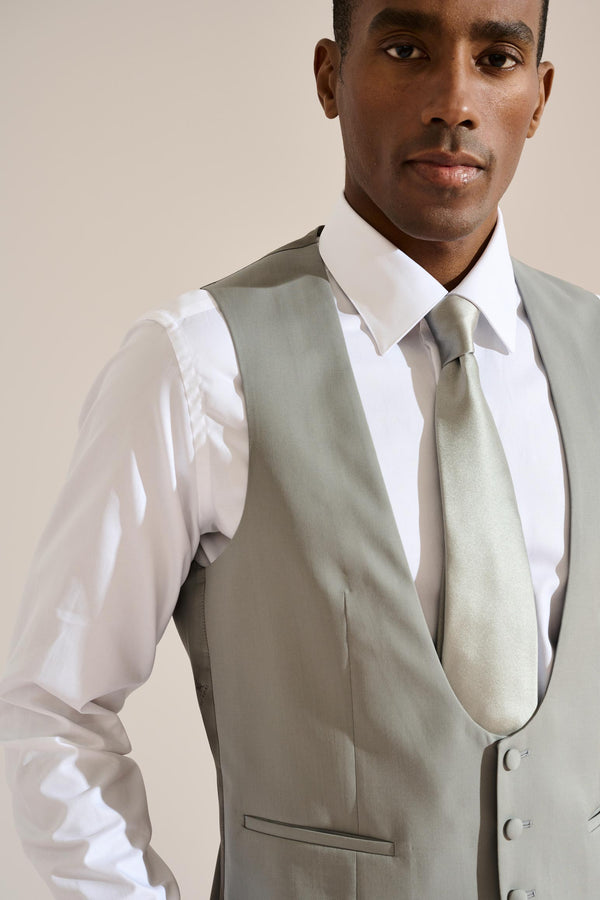 Scabal Light Grey Tay Ceremonial Waistcoat