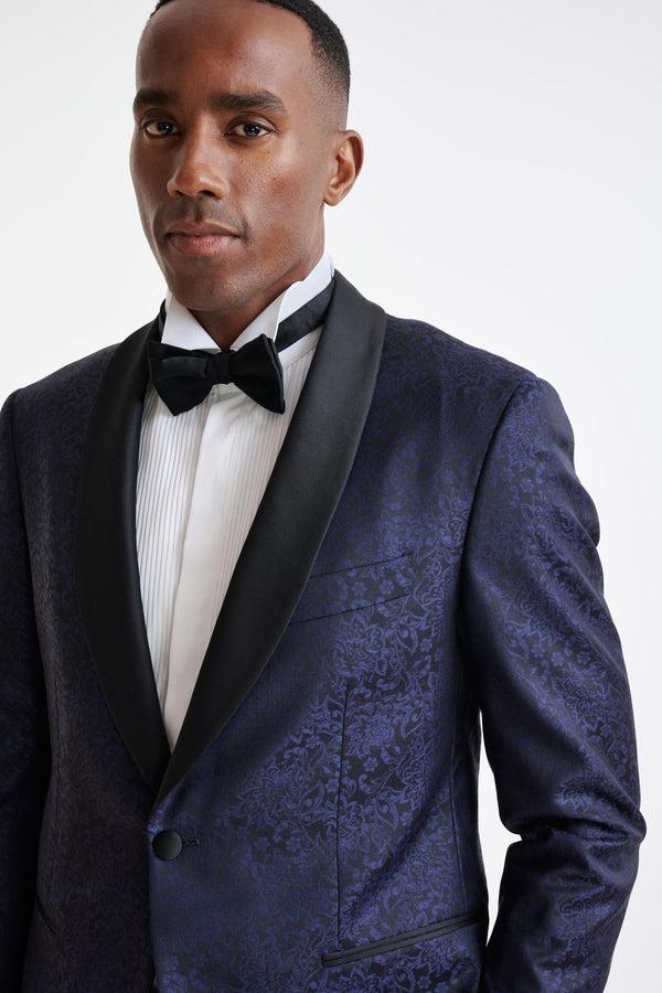 Scabal Midnight Blue Wool Soho Tuxedo Lifestyle