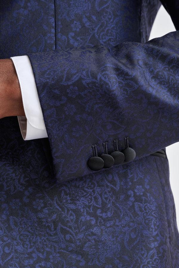Scabal Midnight Blue Wool Soho Tuxedo Lifestyle