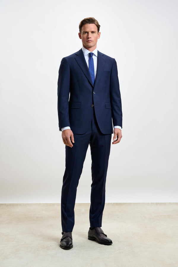 scabal Navy Soho Suit Eton