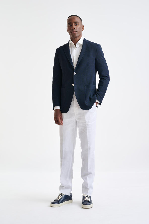 Scabal Navy Wool Kenton Jacket Connect