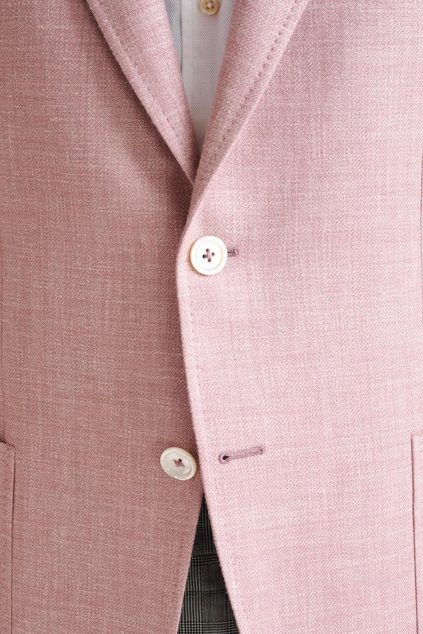 Scabal Pink Silk & Linen Soho Jacket Amalfi Trend