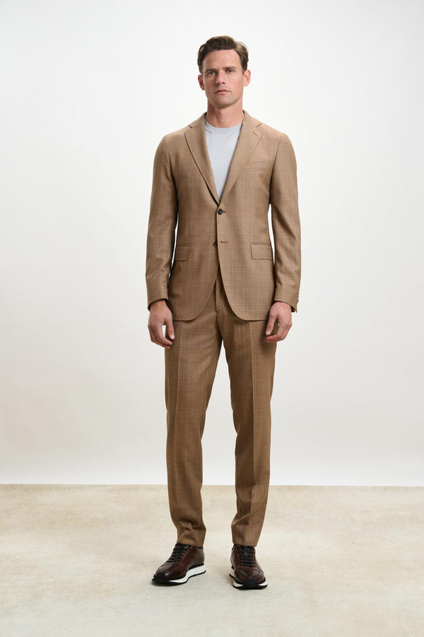 Scabal Plain Rust Kenton Jacket Crossover