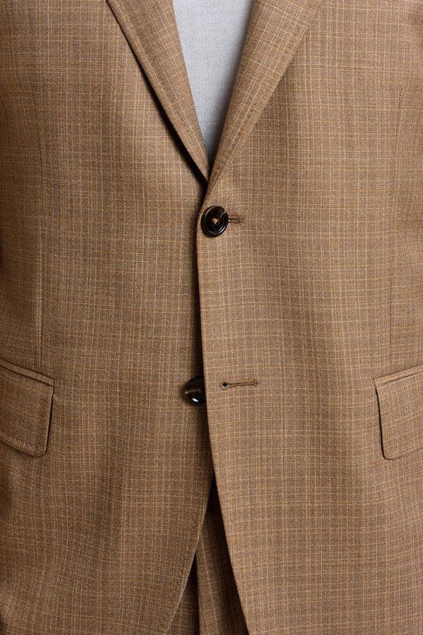 Scabal Plain Rust Kenton Jacket Crossover
