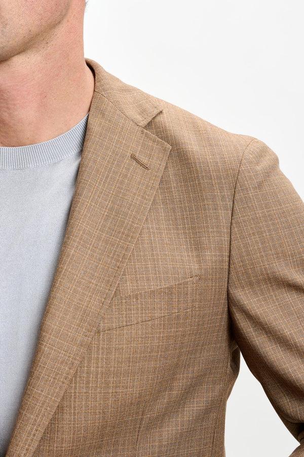 Scabal Plain Rust Kenton Jacket Crossover