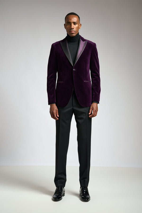 Scabal Purple Velvet Kenton Tuxedo