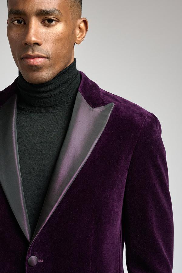 Scabal Purple Velvet Kenton Tuxedo