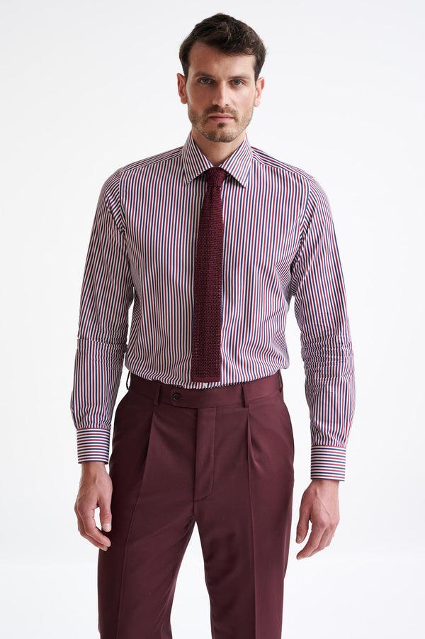 Scabal Red Silk Knitted Tie