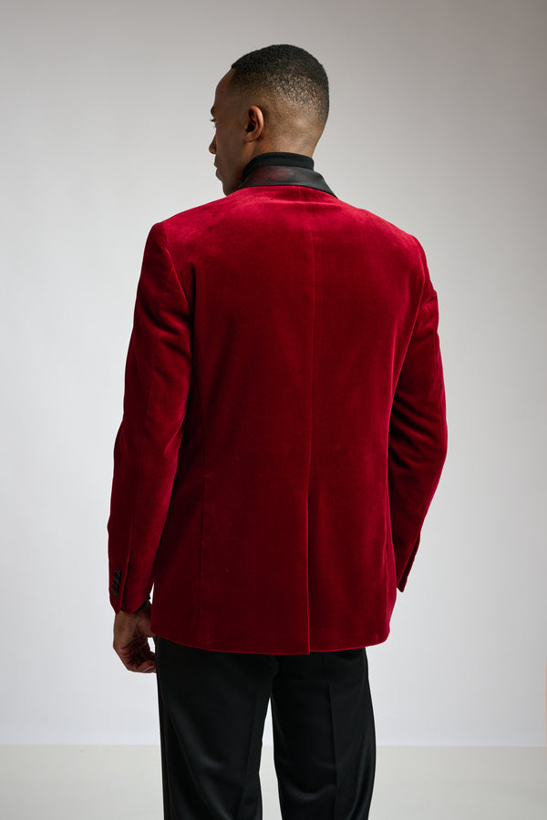 Scabal Red Soho Tuxedo Velvets