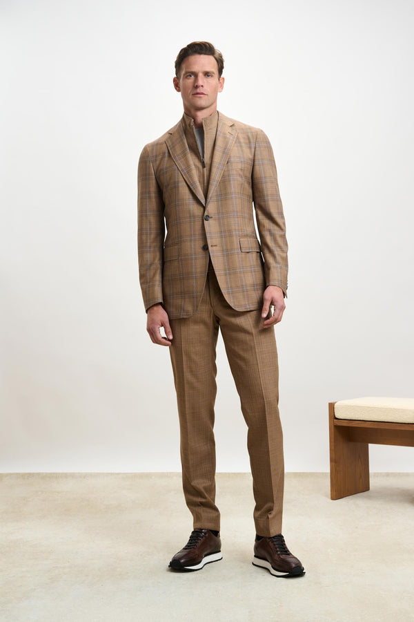 Scabal Rust Check Kenton Jacket Crossover