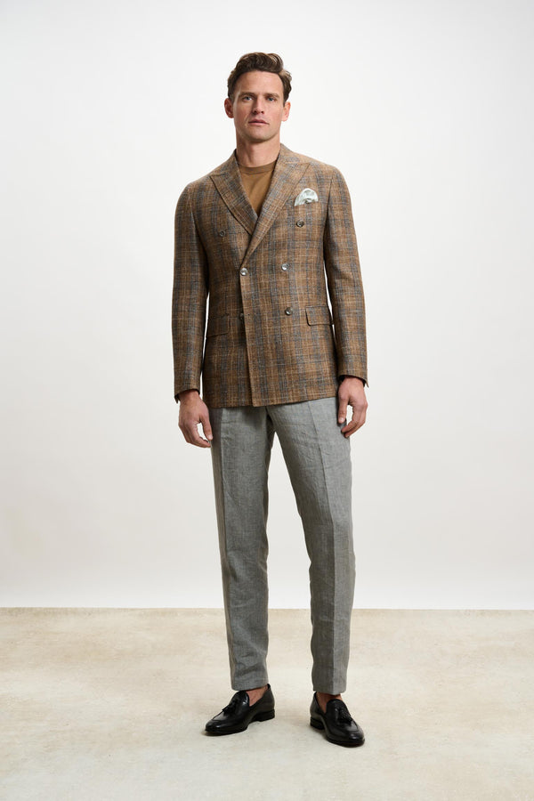 Scabal Rust Check Kenton Jacket Taormina