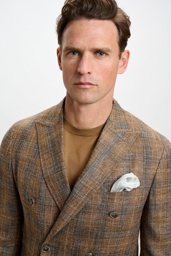 Scabal Rust Check Kenton Jacket Taormina