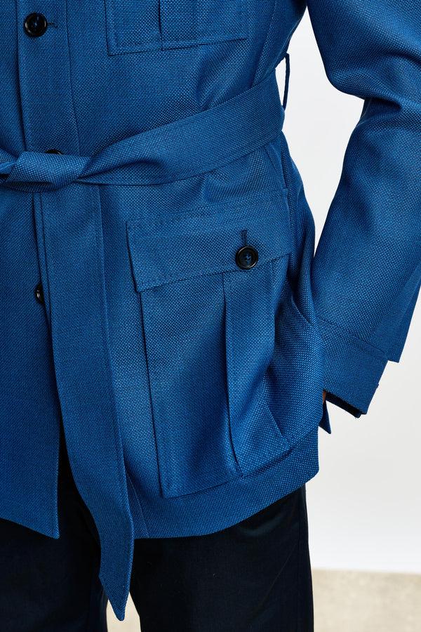 Scabal Strong Blue Exmoor Safari Jacket