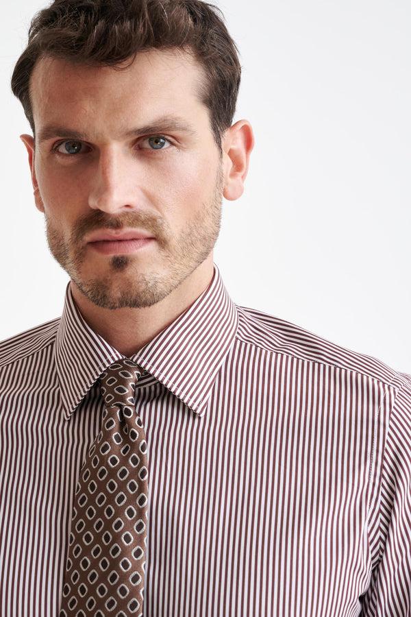 scabal Tobacco 100% Silk Selection Tie