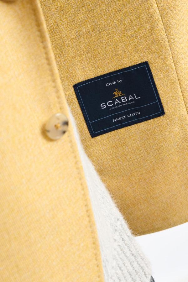 Scabal Yellow Wool Kenton Jacket Harmony