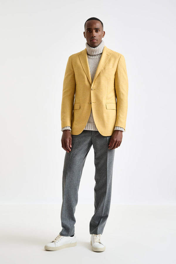 Scabal Yellow Wool Kenton Jacket Harmony