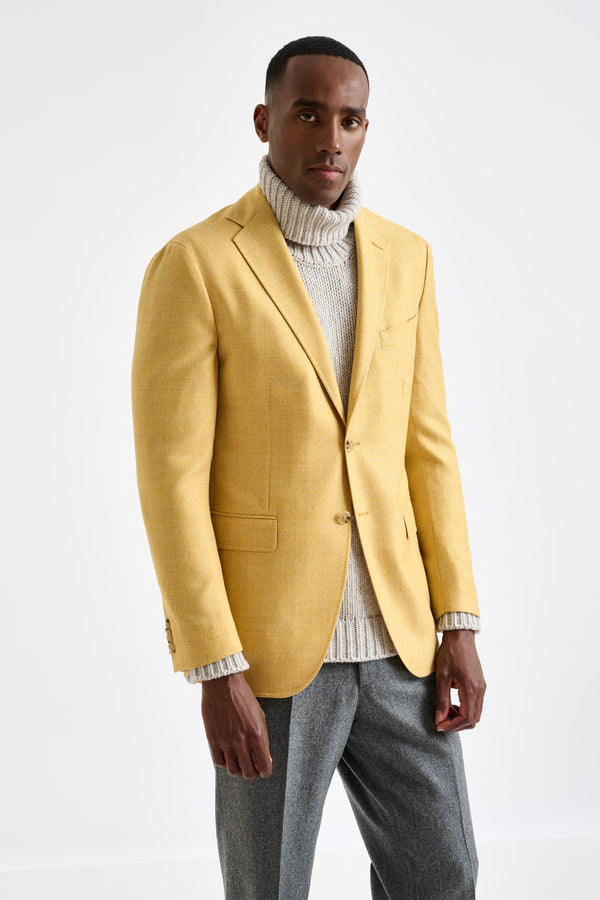 scabal Yellow Wool Kenton Jacket Harmony