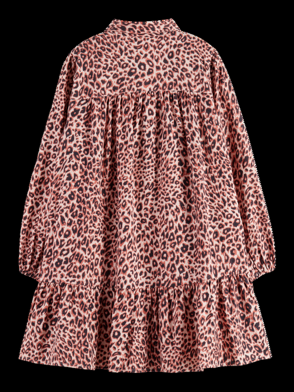 Scotch & Soda ALLOVER PRINTED LIGHTWEIGHT FLANNEL SHIRT DRESS