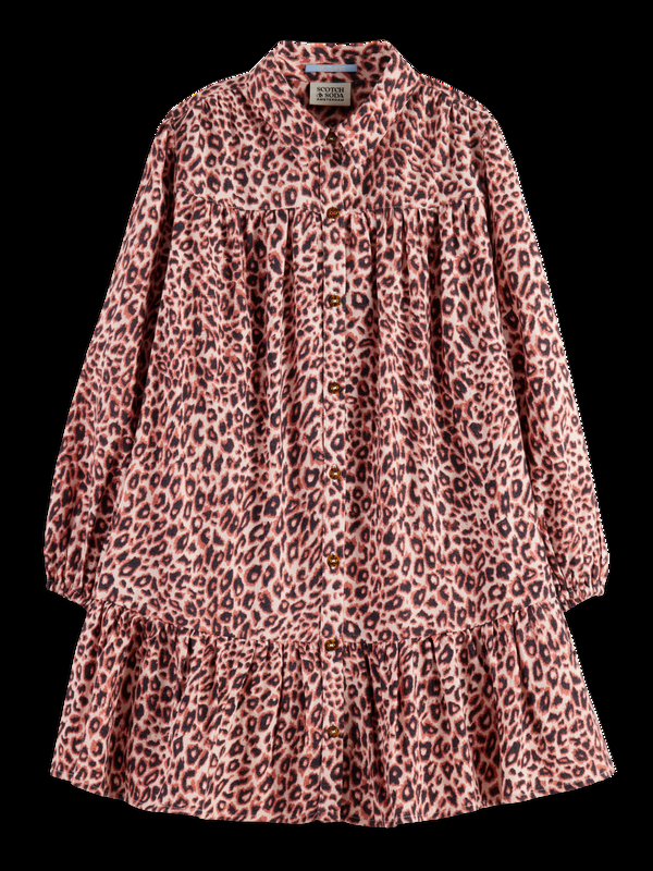 scotch & soda ALLOVER PRINTED LIGHTWEIGHT FLANNEL SHIRT DRESS