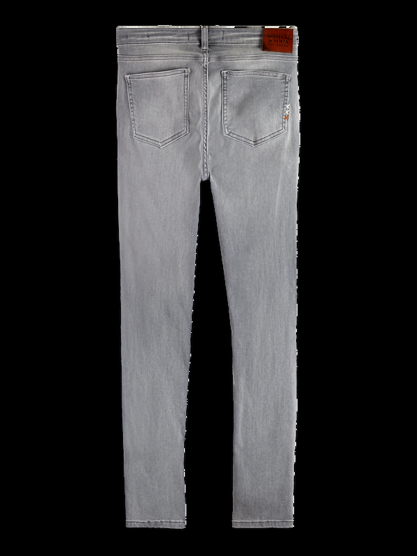 Scotch & Soda Core Bohemienne Skinny Jeans Met Middelhoge Taille - Grijze Wortels