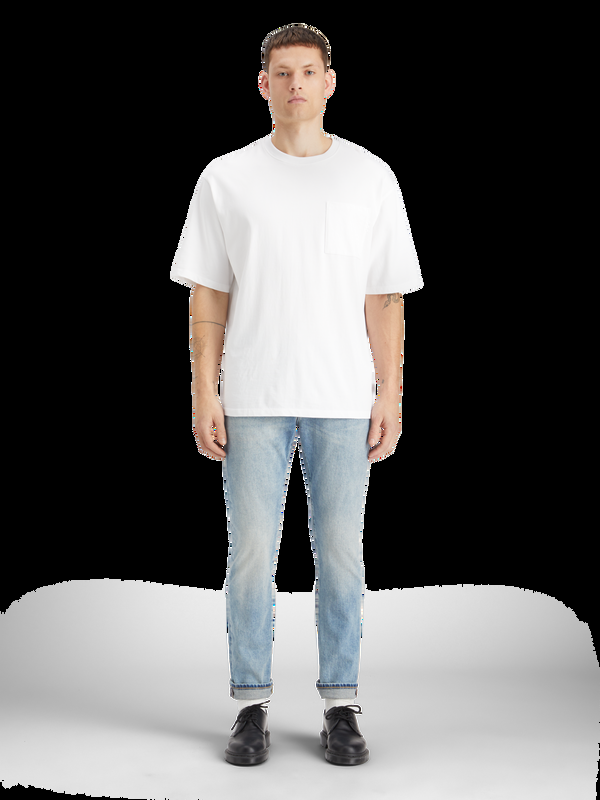 scotch & soda CORE Ralston in organic cotton – Aqua Blue