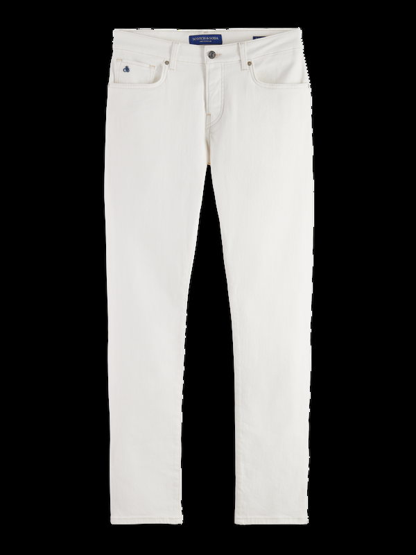 Scotch & Soda CORE RALSTON REGULAR SLIM JEANS COOL WHITE